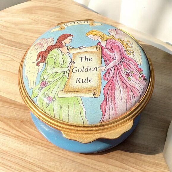 Mary Kay Halcyon Days Enamel Keepsake Trinket Box 2000 - Picture 4 of 4